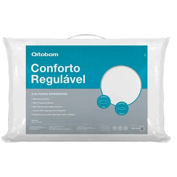 Travesseiro Conforto Regulável 17